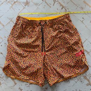 LEGENDS Leopard Print Men's Swim Shorts w/Liner